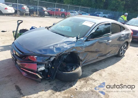 2020 Honda Civic Lx from USA, damaged, VIN 2HGFC2F67LH562925
